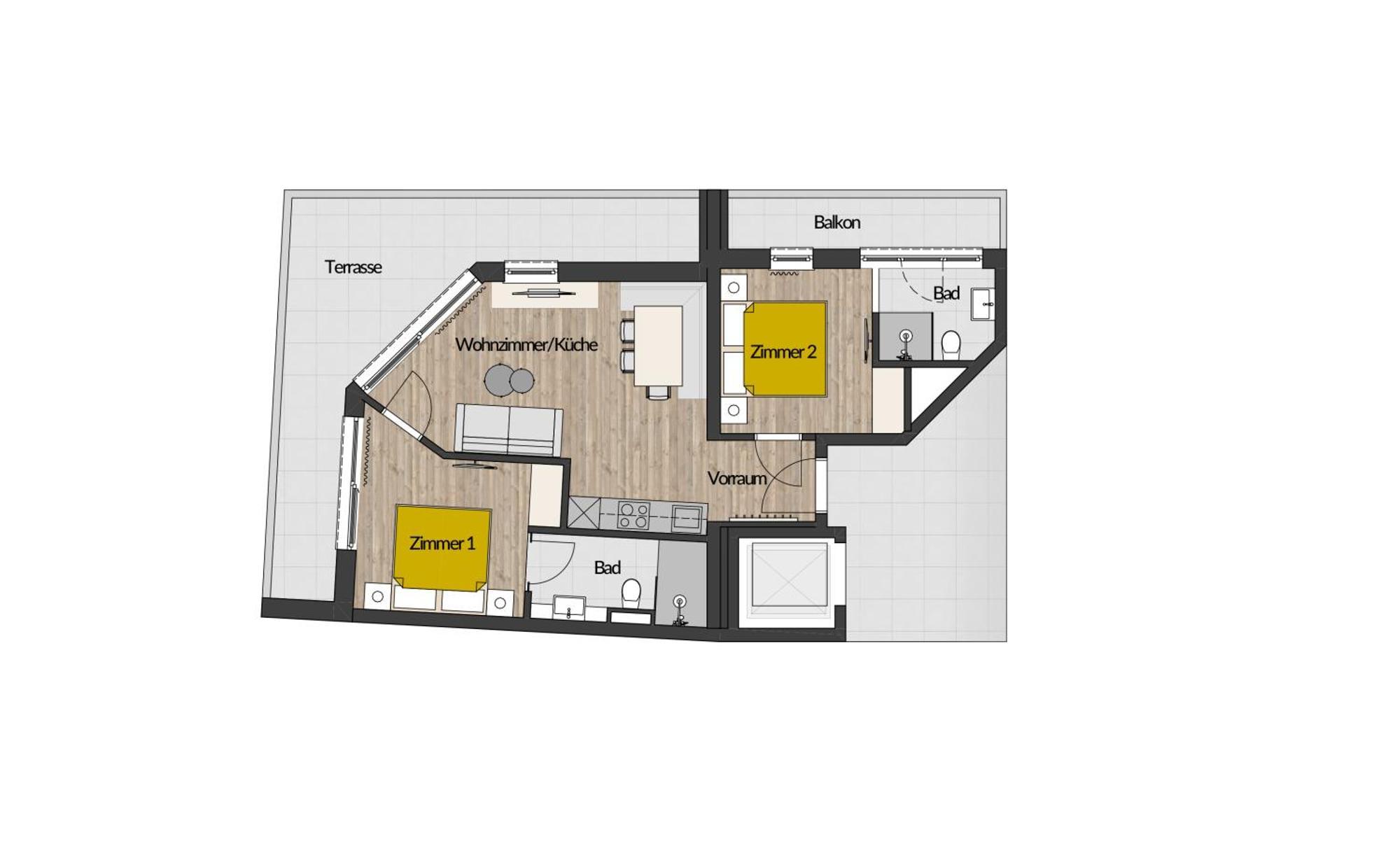 Myalps Oetztal Inklusive Wellness Apartment Umhausen Ruang foto